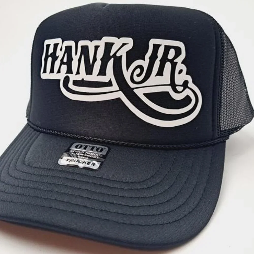 Hank Williams Jr Bocephus Hat Cap Vintage Foam Trucker Style Mesh Snapback Outla